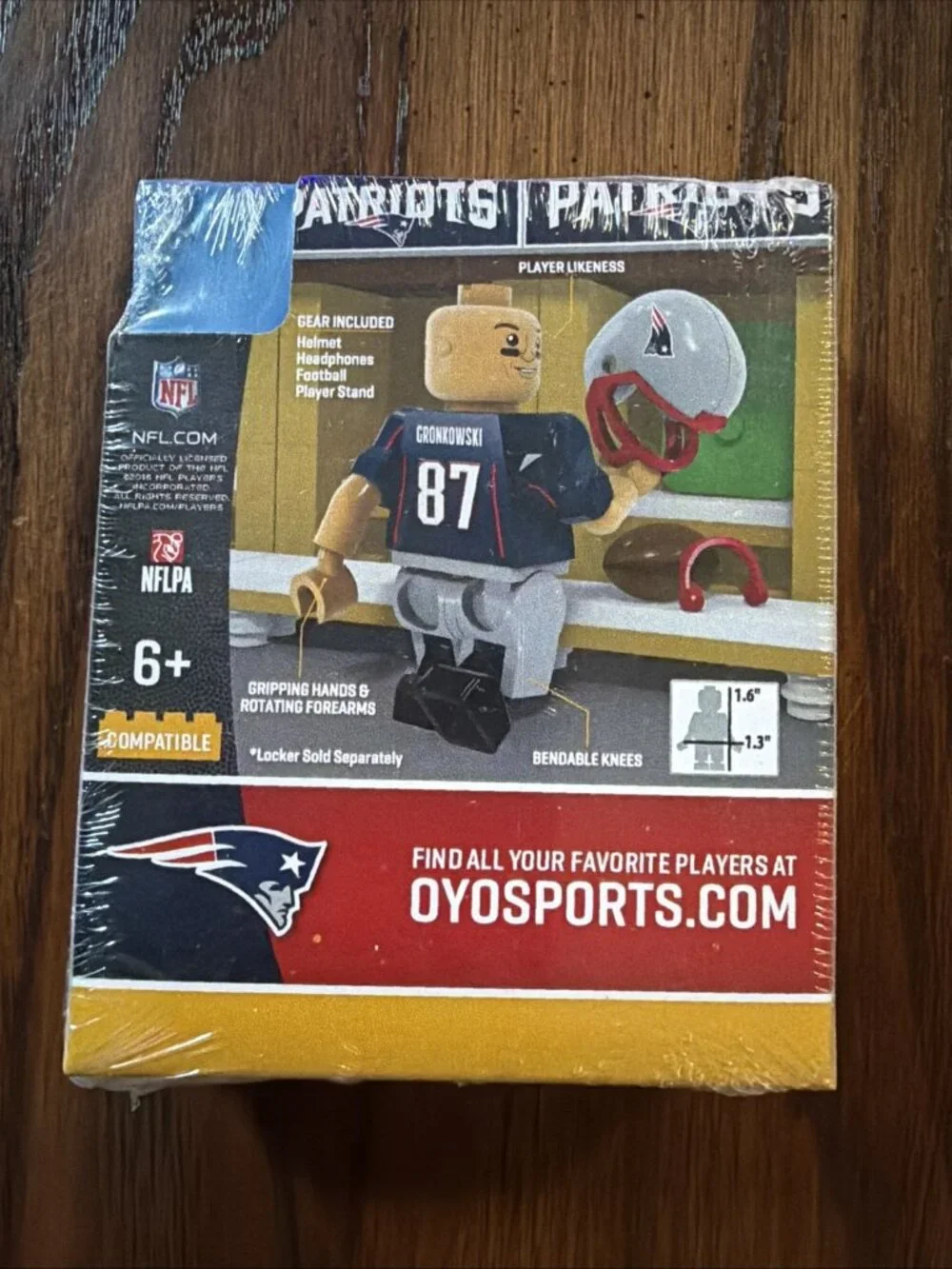 Oyo NFL Team Mini Figure New‎ England Patriots ROB GRONKOWSKI RARE!